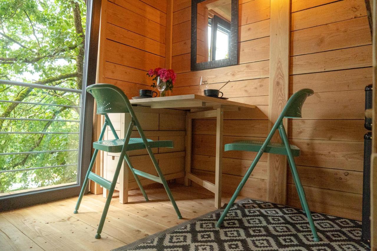 Le Moonloft Insolite Tiny-House Dans Les Arbres & 1 Seance De Sauna Pour 2 Avec Vue Panoramique Osenbach Eksteriør bilde