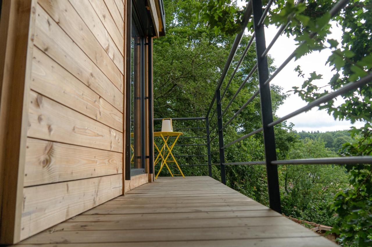 Le Moonloft Insolite Tiny-House Dans Les Arbres & 1 Seance De Sauna Pour 2 Avec Vue Panoramique Osenbach Eksteriør bilde